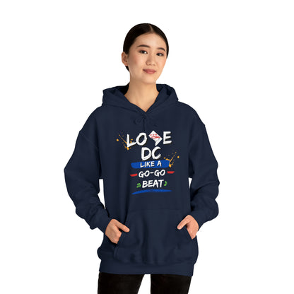 Unisex Heavy Blend™ Hooded Love DC Sweatshirt