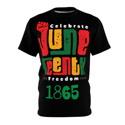 Unisex Cut & Sew Celebrate Juneteenth Tee (AOP)