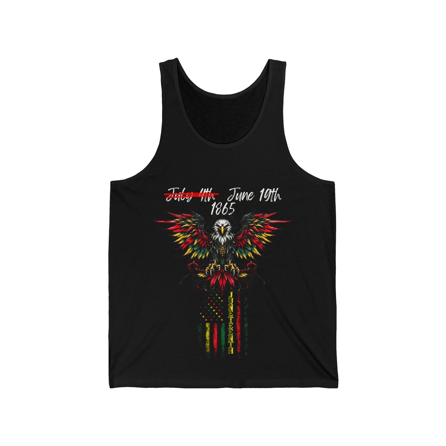 Unisex Jersey Juneteenth Eagle Tank