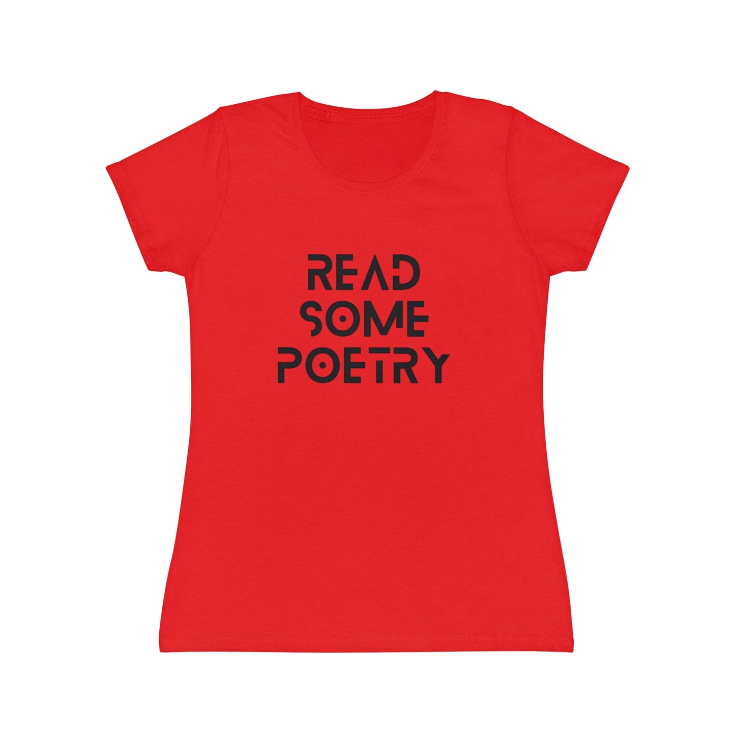 Women's Iconic Read Some Poetry Black Text T-Shirt