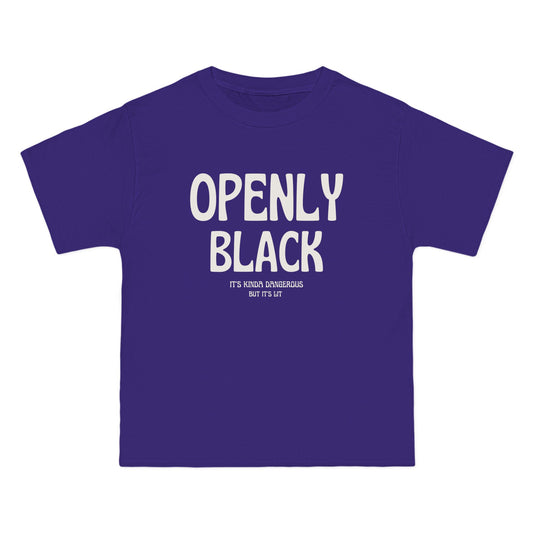 Openly Black  Retro Print Beefy-T®  Short-Sleeve T-Shirt