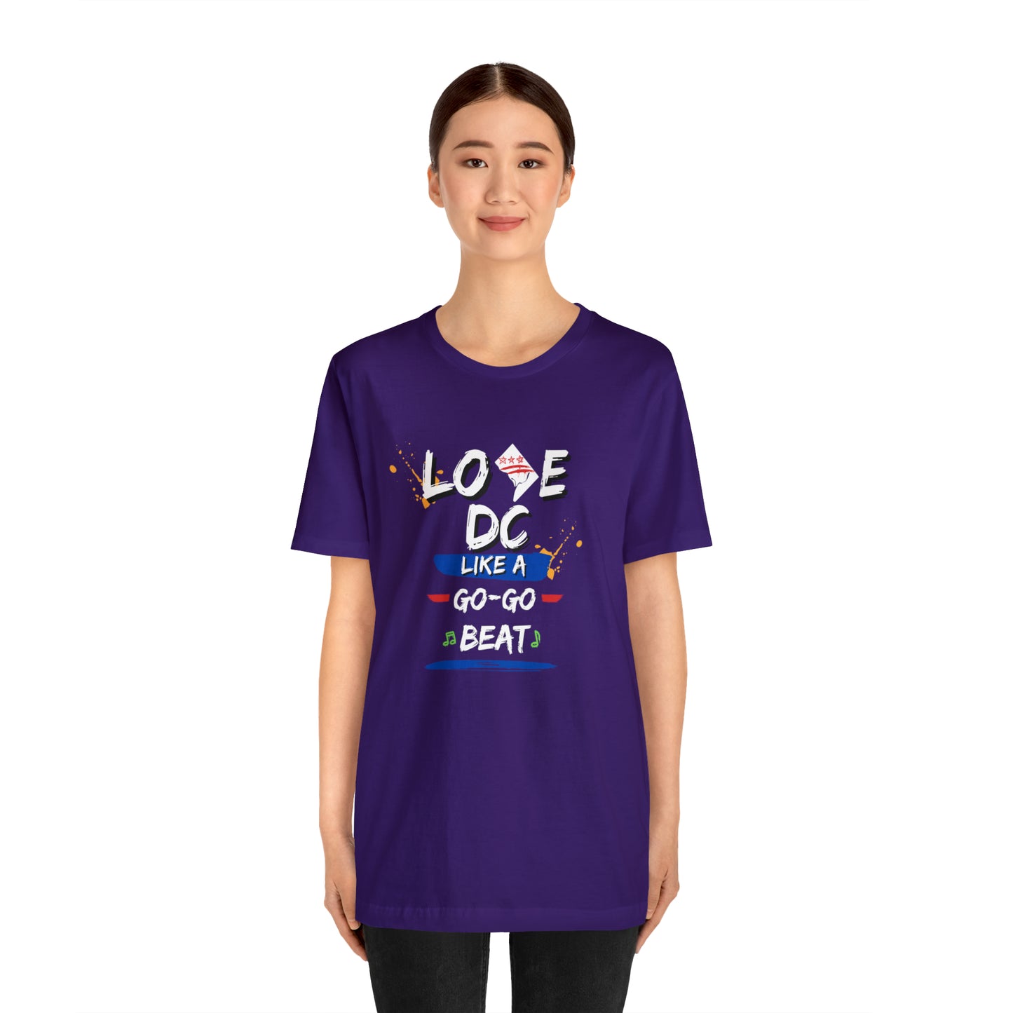 Unisex Jersey Short Sleeve Love DC Tee