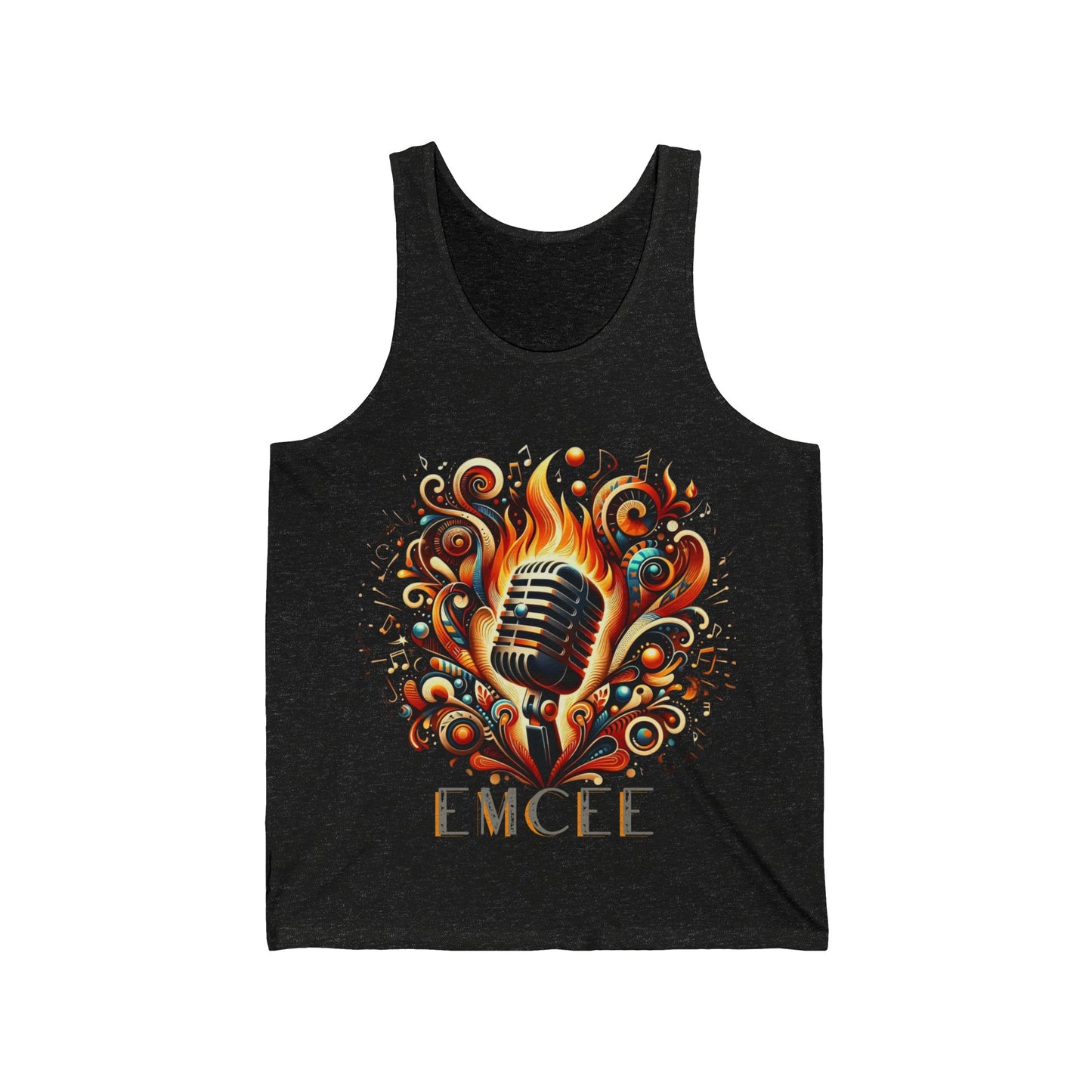 Unisex Jersey Emcee Foaming Mic Tank