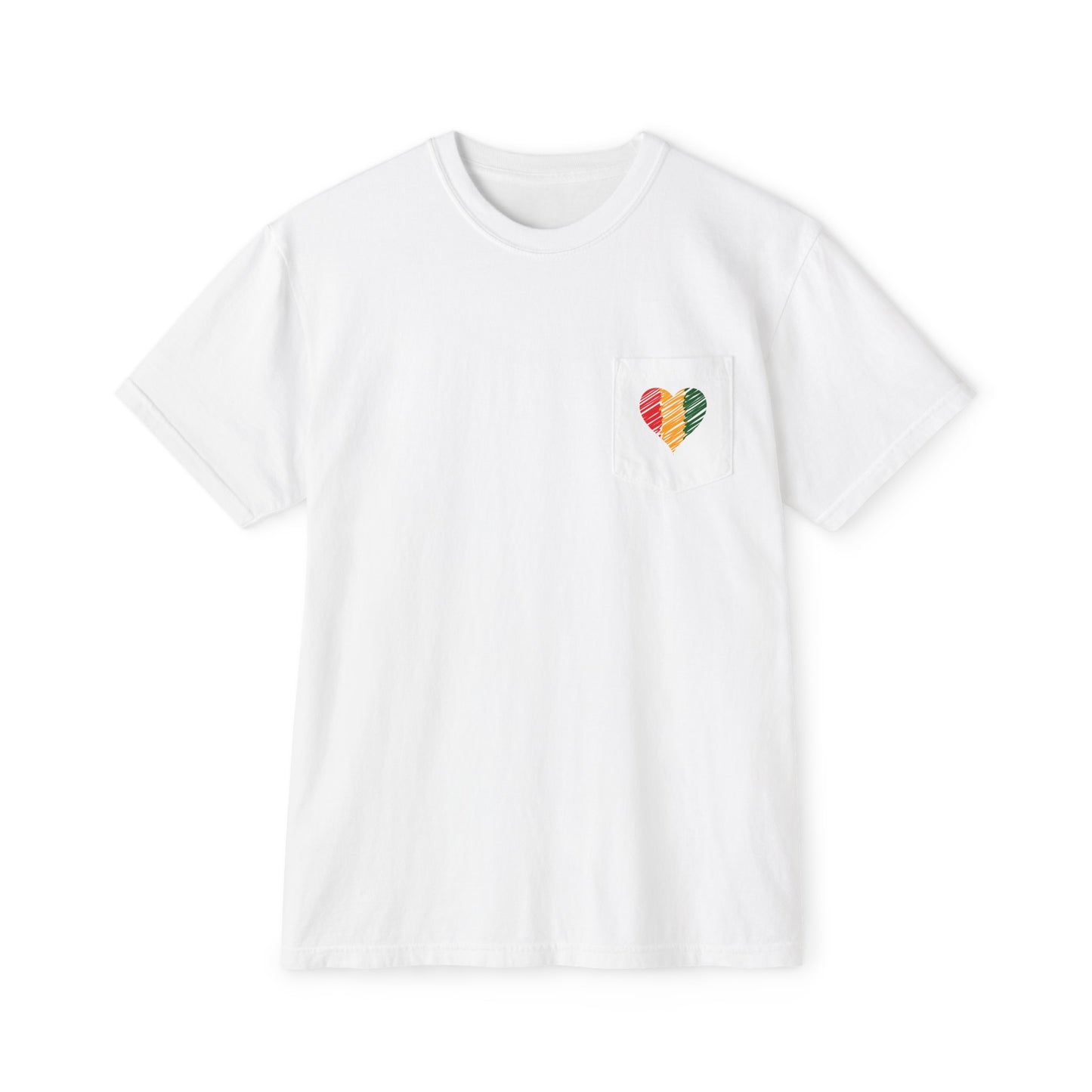 Unisex Garment-Dyed Pocket Juneteenth Heal T-Shirt