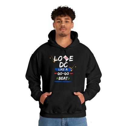 Unisex Heavy Blend™ Hooded Love DC Sweatshirt