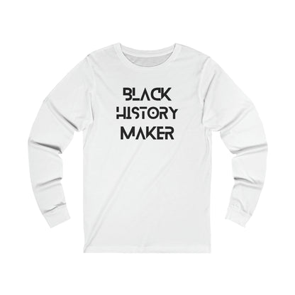 Unisex Jersey Long Sleeve Black History Maker Tee