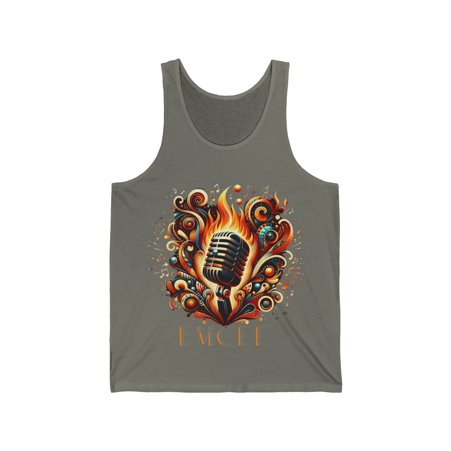 Unisex Jersey Emcee Foaming Mic Tank