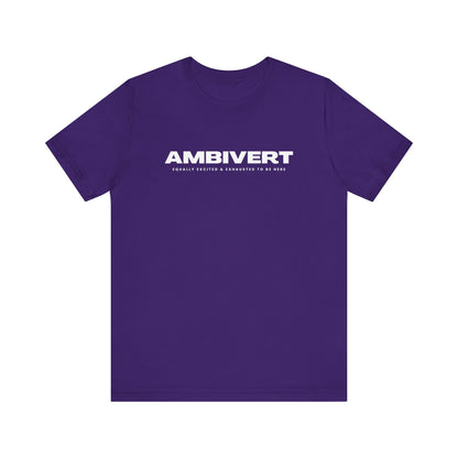 Ambivert Graphic Tee - Perfect for Social Chameleons