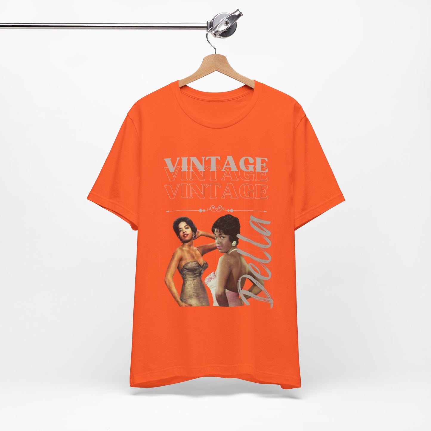 Unisex Jersey Short Sleeve Vintage Della Tee