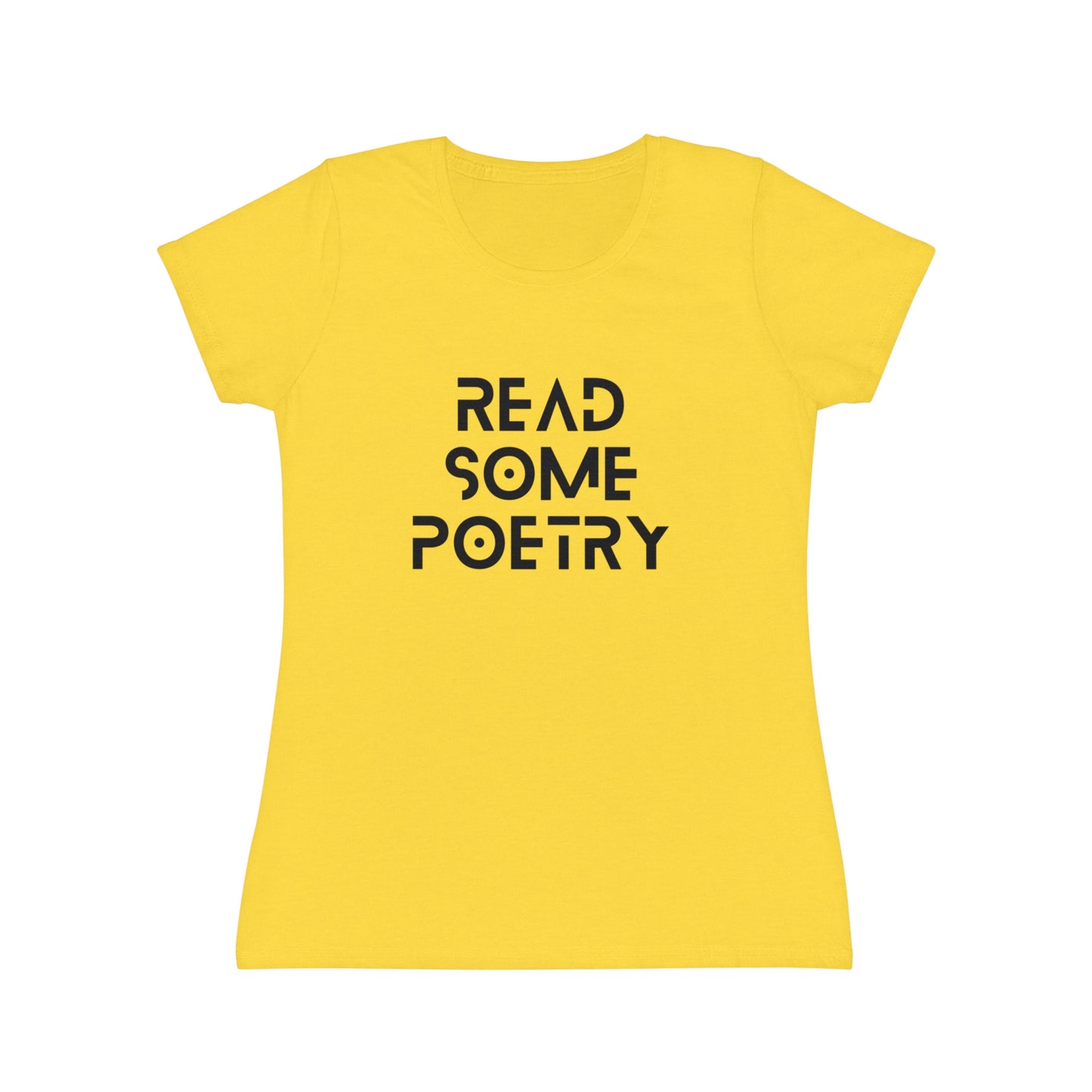 Women's Iconic Read Some Poetry Black Text T-Shirt