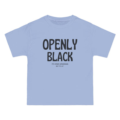 Openly Black  Retro Print Beefy-T®  Short-Sleeve T-Shirt