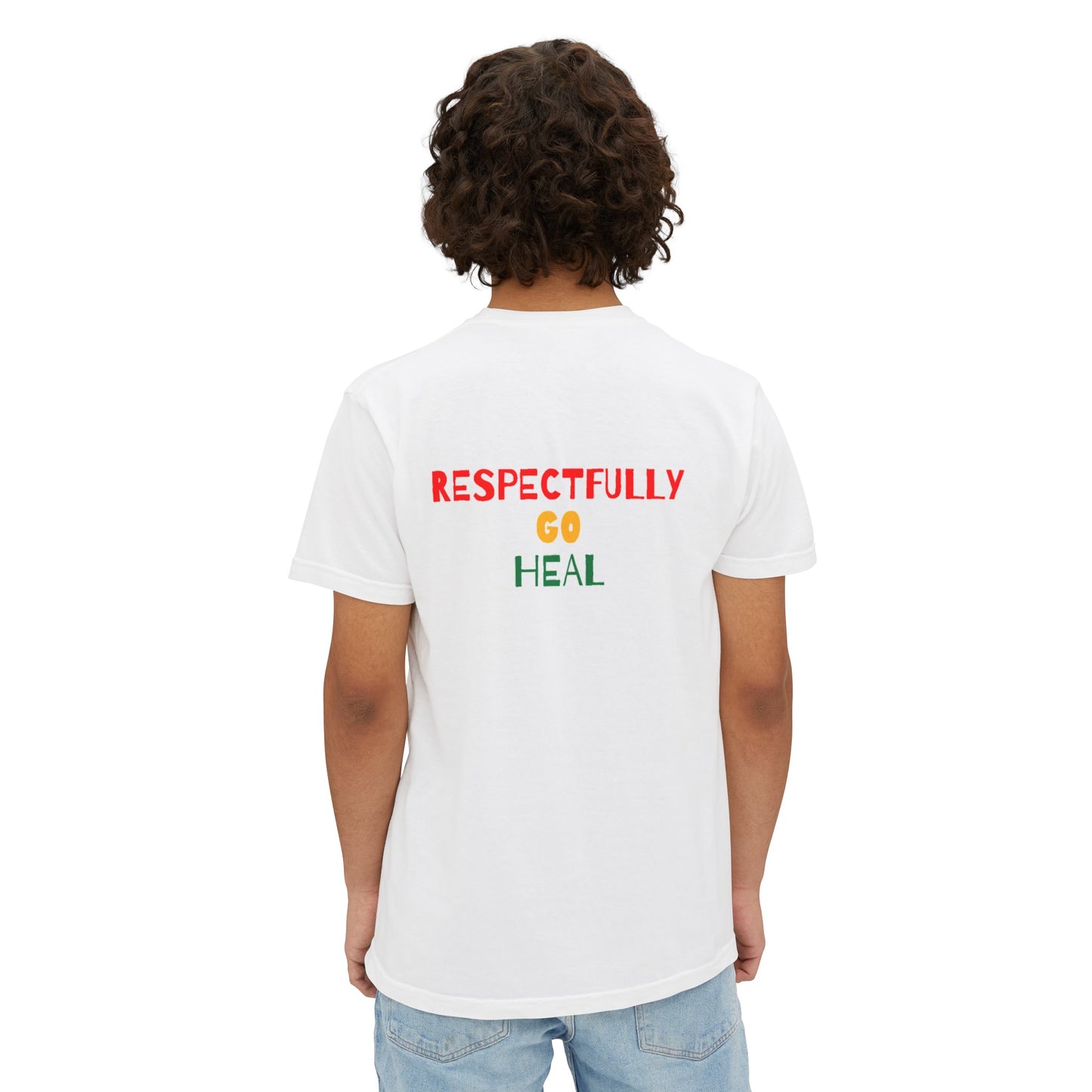 Unisex Garment-Dyed Pocket Juneteenth Heal T-Shirt