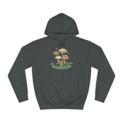 Cozy Mushroom College Hoodie, Unisex Sweatshirt for Students, Gift for Graduates, Cool Campus Attire, Casual Wear, Fall Fashion