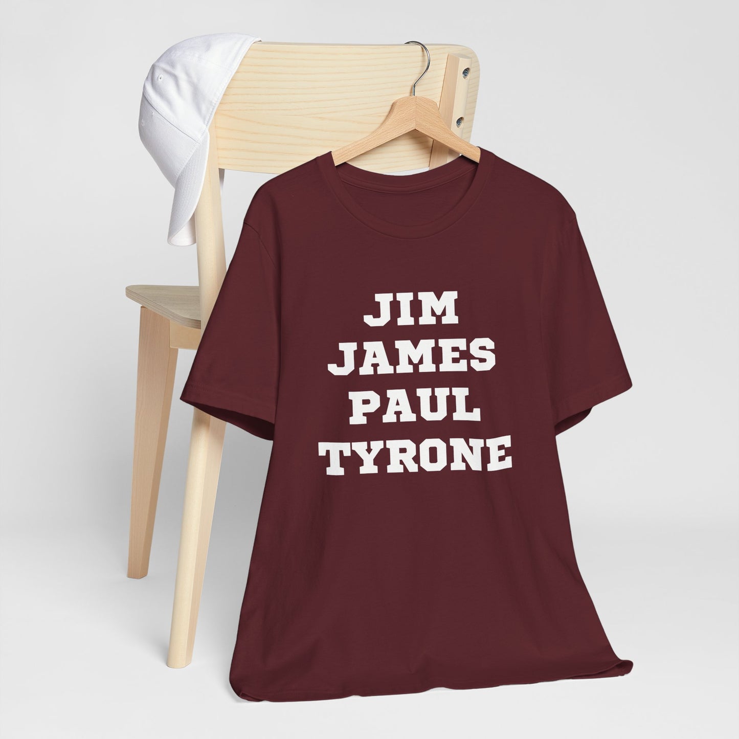 Unisex Short Sleeve Jim James Paul Tyrone Tee Express Delivery available