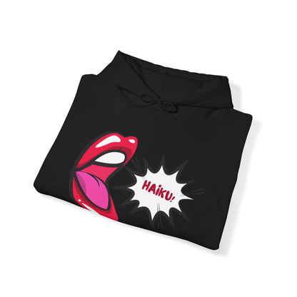 Unisex Heavy Blend™ Hooded Haiku! Mouth Sweatshirt