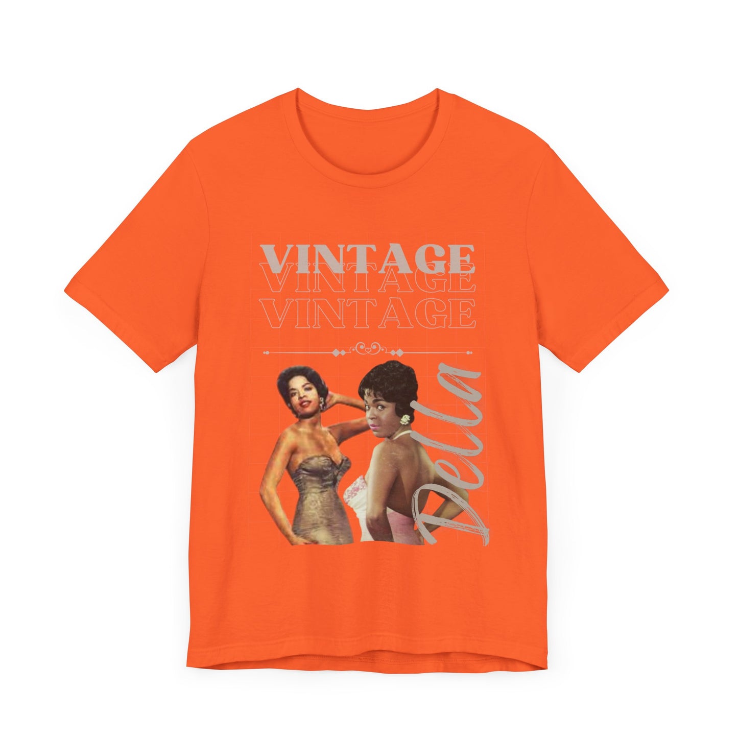 Unisex Jersey Short Sleeve Vintage Della Tee