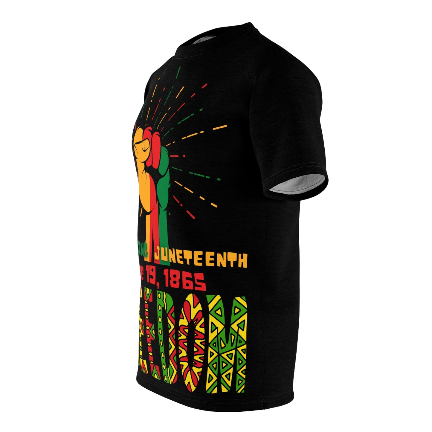 Unisex Cut & Sew Honoring Juneteenth Tee (AOP)