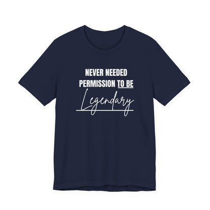 Unisex Casual LEGENDARY Graphic Tee - Perfect Gift for Friends, Summer Outfits, Festival Fashion, Everyday Wear, Gift for Him/Her