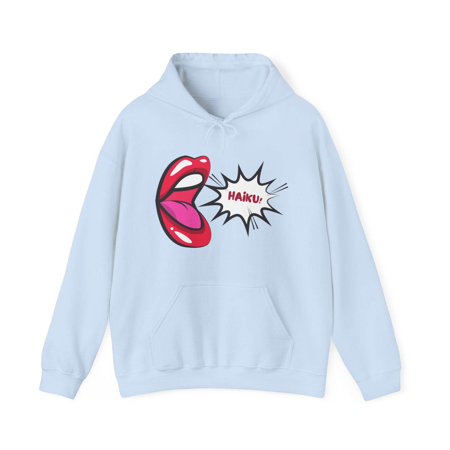 Unisex Heavy Blend™ Hooded Haiku! Mouth Sweatshirt