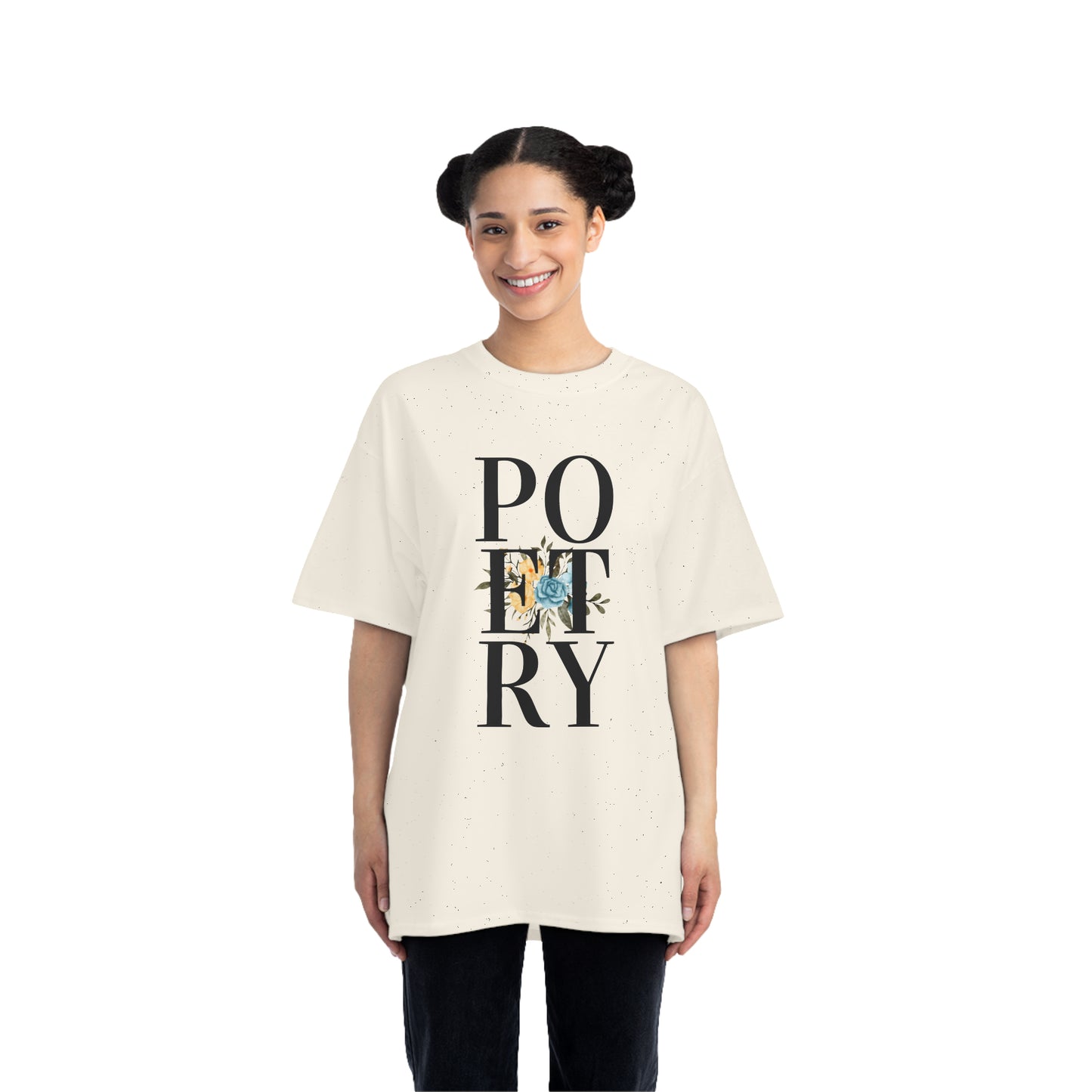 Beefy-T® Short-Sleeve POETRY Black Text T-Shirt