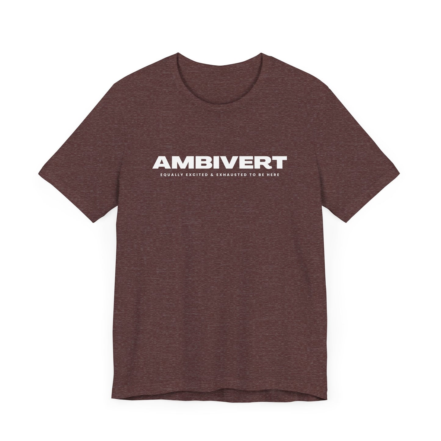 Ambivert Graphic Tee - Perfect for Social Chameleons