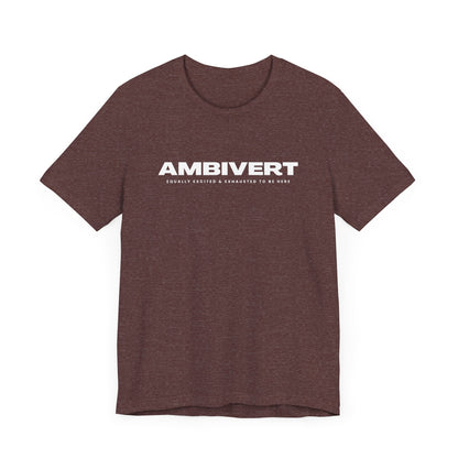 Ambivert Graphic Tee - Perfect for Social Chameleons