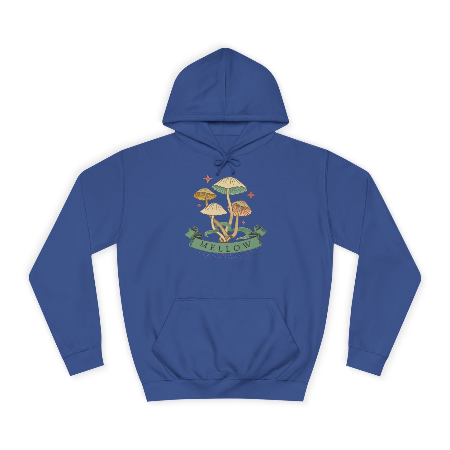 Cozy Mushroom College Hoodie, Unisex Sweatshirt for Students, Gift for Graduates, Cool Campus Attire, Casual Wear, Fall Fashion