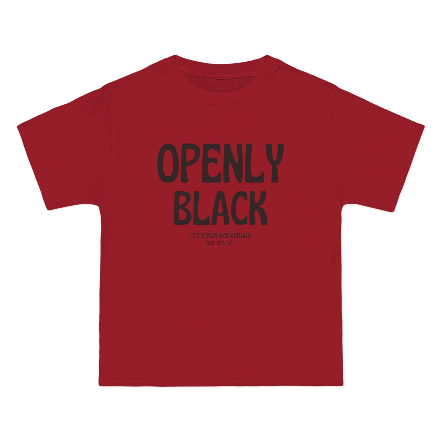 Openly Black  Retro Print Beefy-T®  Short-Sleeve T-Shirt