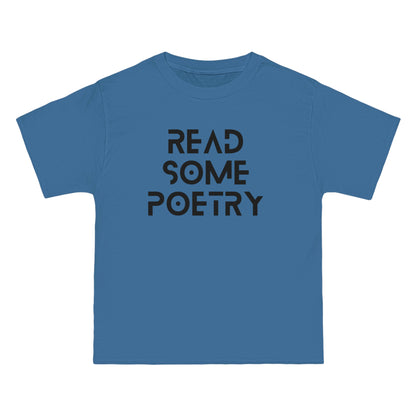 Beefy-T® Short-Sleeve Read Some Poetry Black Text T-Shirt