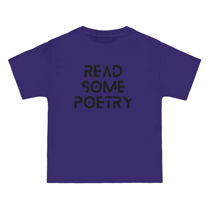 Beefy-T® Short-Sleeve Read Some Poetry Black Text T-Shirt