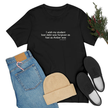 Unisex Jersey Short Sleeve Amber Haiku Tee