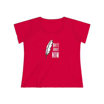 Women's Curvy Write About Now Tee