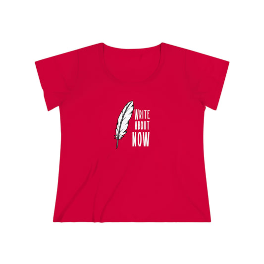 Women's Curvy Write About Now Tee