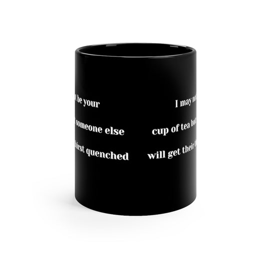 Black Coffee Mug, 11oz