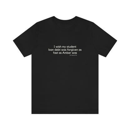 Unisex Jersey Short Sleeve Amber Haiku Tee