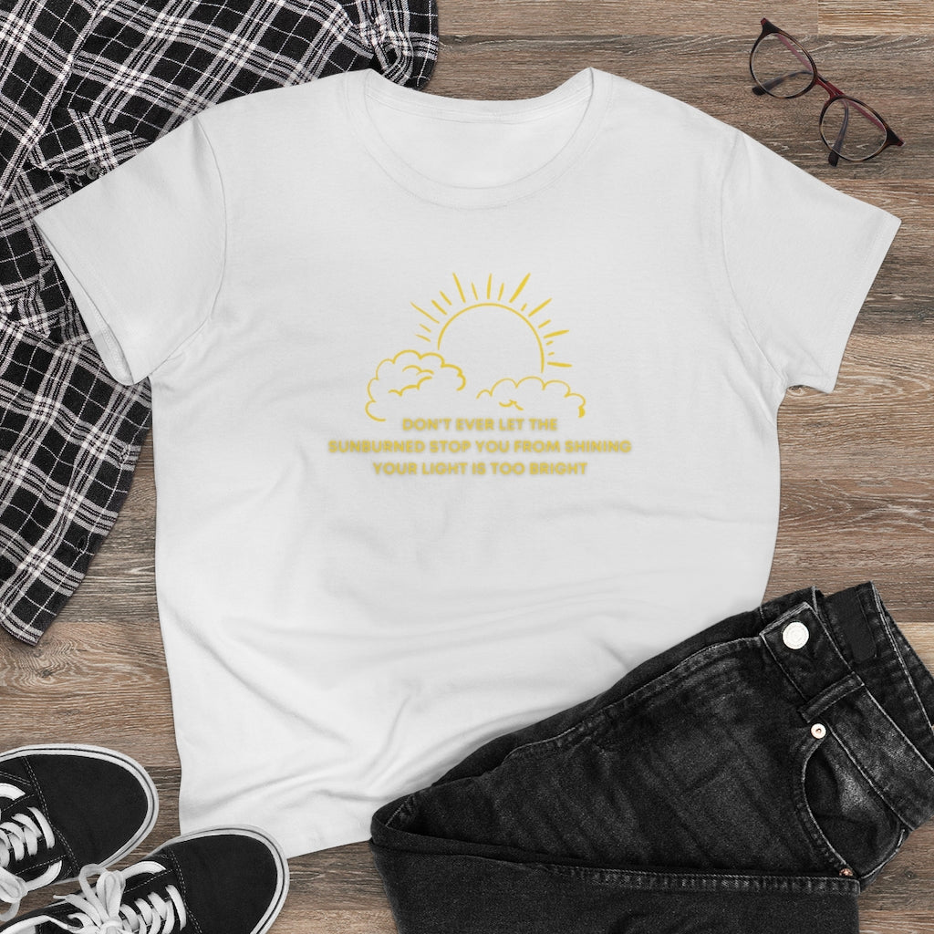 Women's Heavy Cotton  Golden Light Haiku Tee