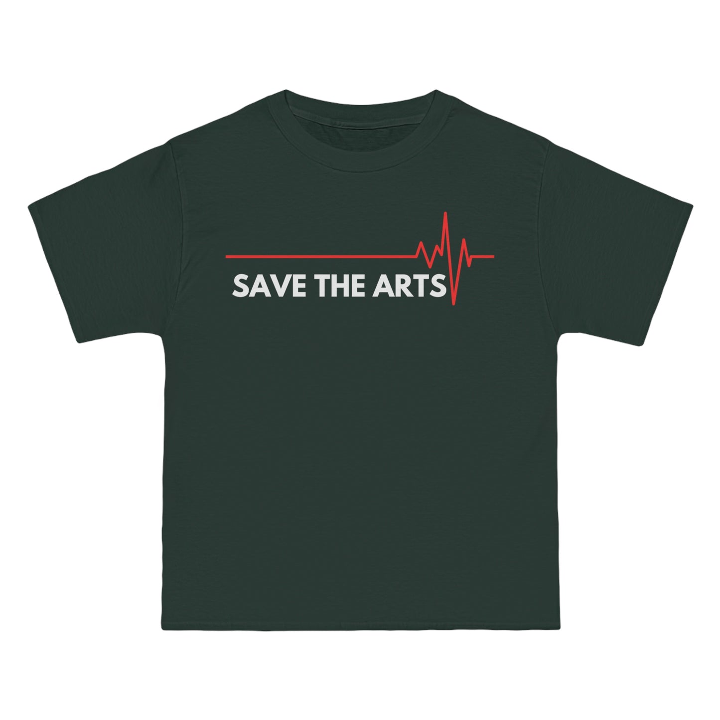 Beefy-T®  Short-Sleeve Save The Arts White Text T-Shirt