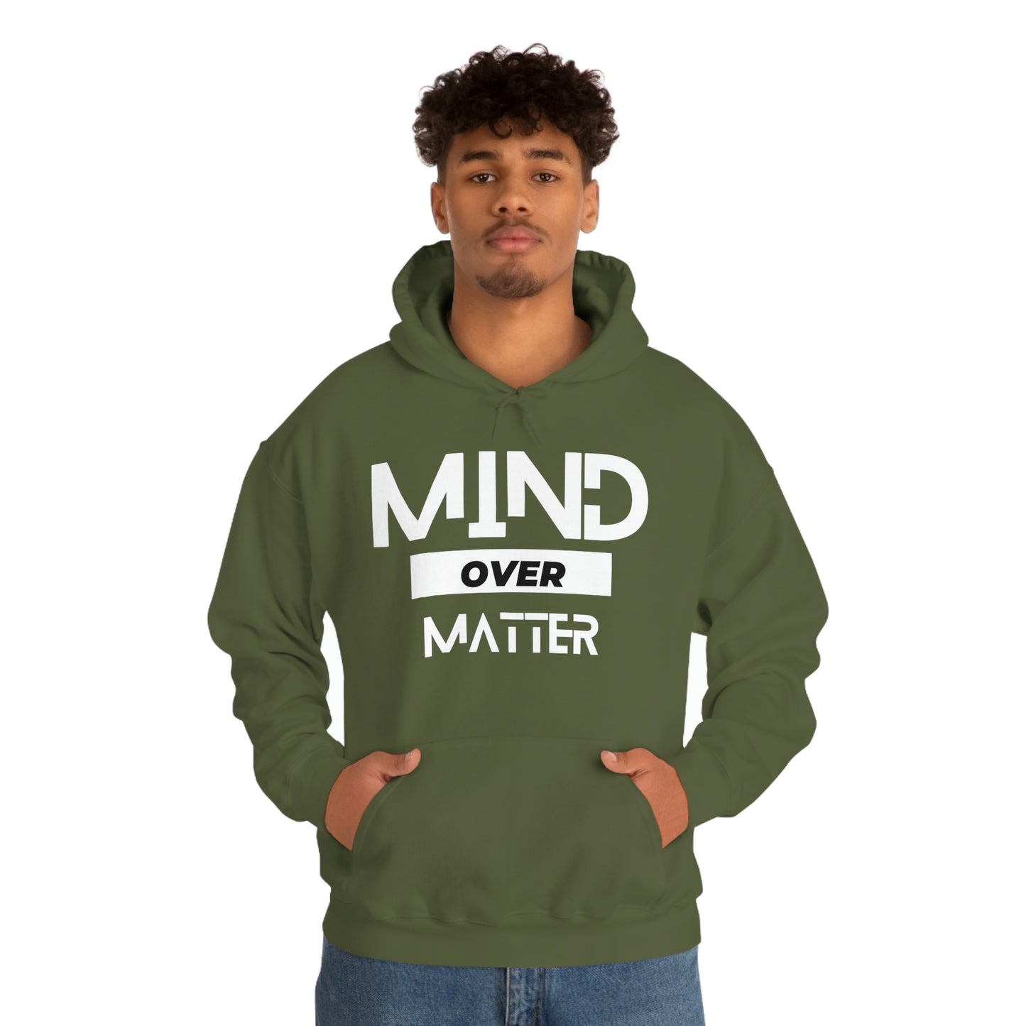 Unisex Heavy Blend™ Hooded Mind Over Matter Sweatshirt