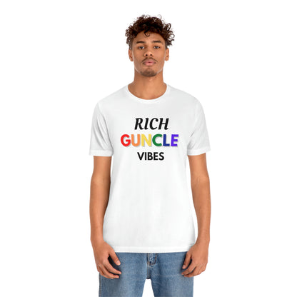 Unisex Jersey Short Sleeve Rich GUNCLE Pride Tee