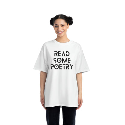 Beefy-T® Short-Sleeve Read Some Poetry Black Text T-Shirt