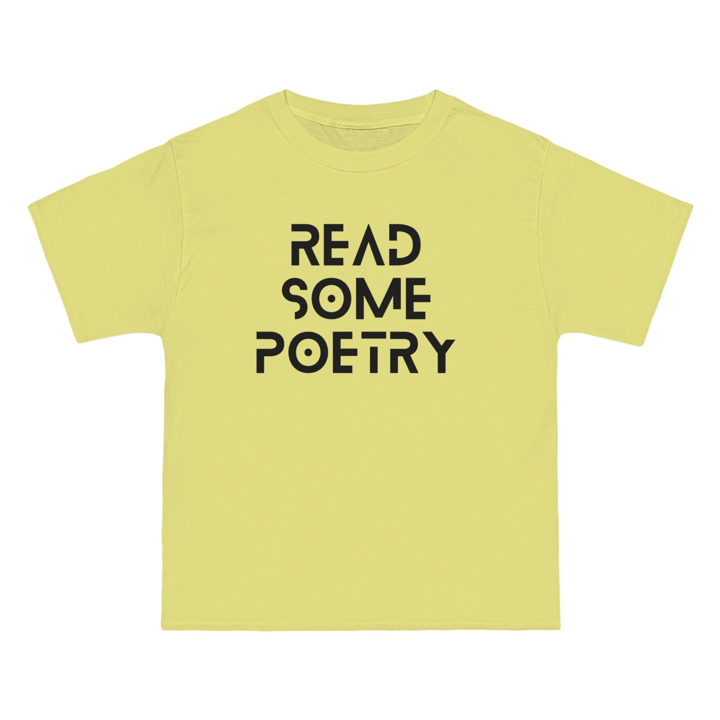 Beefy-T® Short-Sleeve Read Some Poetry Black Text T-Shirt