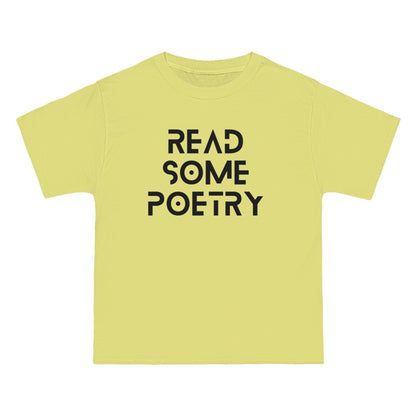 Beefy-T® Short-Sleeve Read Some Poetry Black Text T-Shirt