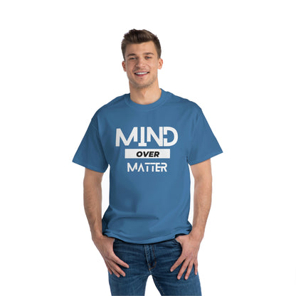 Beefy-T® Short-Sleeve Mind Over Matter White Text T-Shirt