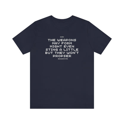 Unisex Jersey Short Sleeve Weapons Haiku Tee