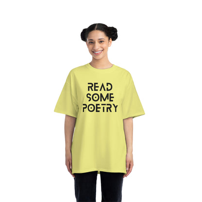 Beefy-T® Short-Sleeve Read Some Poetry Black Text T-Shirt