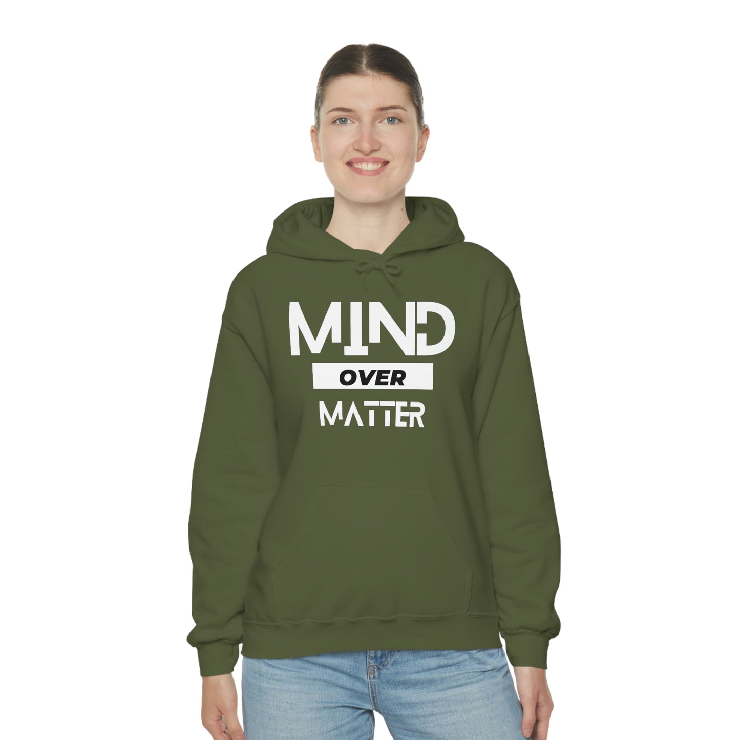 Unisex Heavy Blend™ Hooded Mind Over Matter Sweatshirt