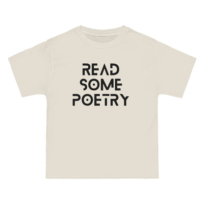 Beefy-T® Short-Sleeve Read Some Poetry Black Text T-Shirt