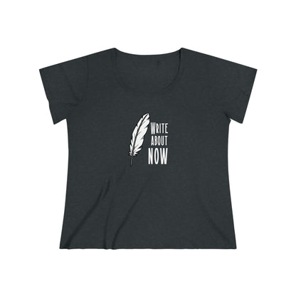 Women's Curvy Write About Now Tee