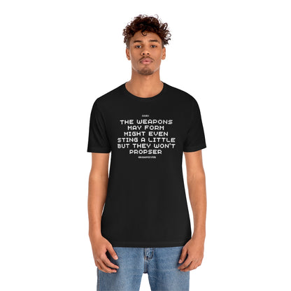 Unisex Jersey Short Sleeve Weapons Haiku Tee