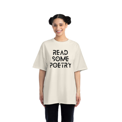 Beefy-T® Short-Sleeve Read Some Poetry Black Text T-Shirt